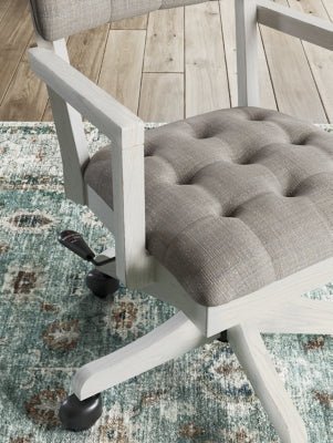 Robbinsdale Home Office Desk Chair - White Desk Chair modern furniture Contempo Furniture
