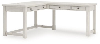 Robbinsdale L - Shaped Home Office Desk - White Corner Desks modern furniture Contempo Furniture