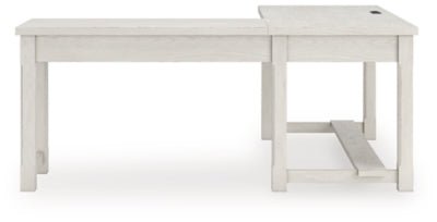 Robbinsdale L - Shaped Home Office Desk - White Corner Desks modern furniture Contempo Furniture