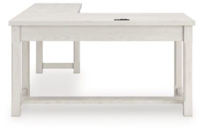 Robbinsdale L - Shaped Home Office Desk - White Corner Desks modern furniture Contempo Furniture