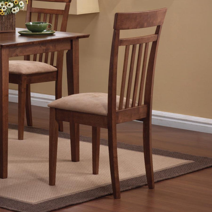 Robles - 5 Piece Rectangular Dining Table Set - Chestnut 5 - Piece Dining Room Set modern furniture Contempo Furniture