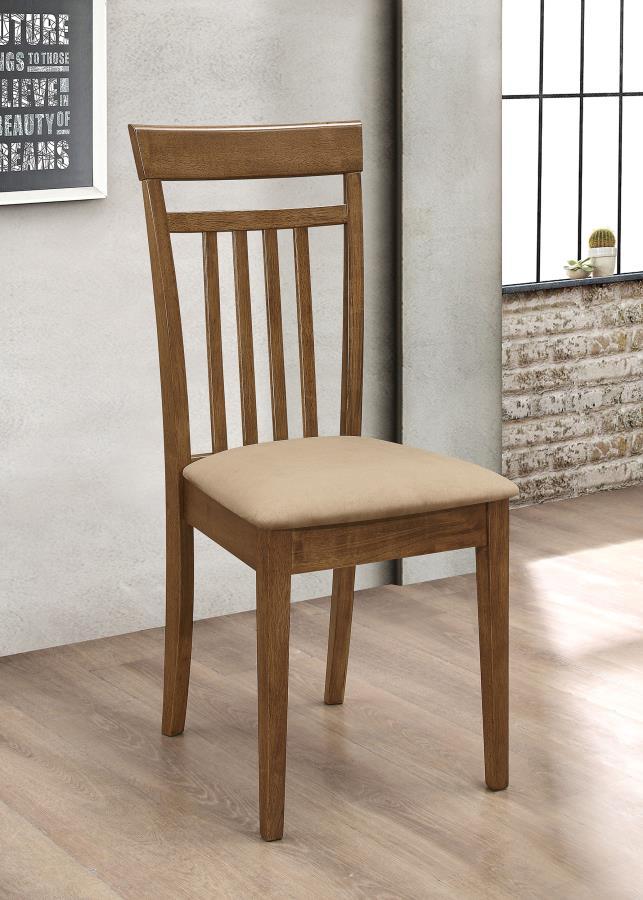 Robles - 5 Piece Rectangular Dining Table Set - Chestnut 5 - Piece Dining Room Set modern furniture Contempo Furniture