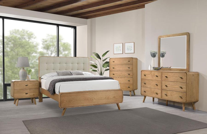Robyn - Dresser Mirror - Light Ash Mirror modern furniture Contempo Furniture