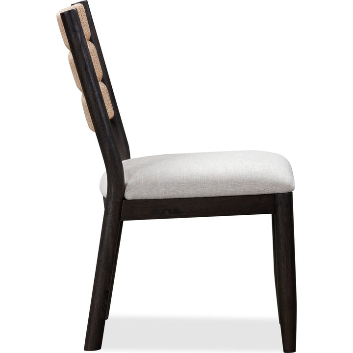 Rockport Danish Cord Dining Chair in Yin (Set of 2) Dining Chair modern furniture Contempo Furniture