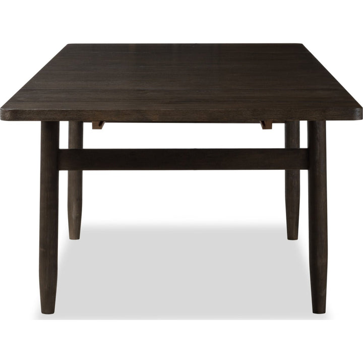 Rockport Double Extension Dining Table in Yin Dining Table modern furniture Contempo Furniture