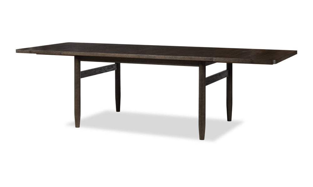 Rockport Double Extension Dining Table in Yin Dining Table modern furniture Contempo Furniture