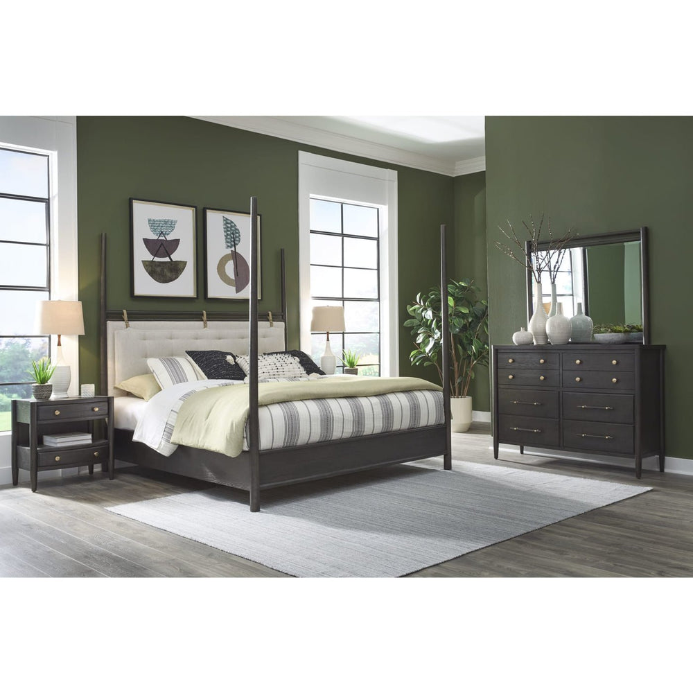 Rockport Eight Drawer Oak Wood Dresser in Yin Dresser modern furniture Contempo Furniture