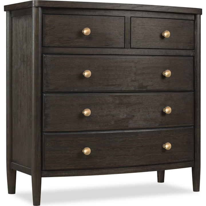 Rockport Five Drawer Small Chest in Yin Chest modern furniture Contempo Furniture