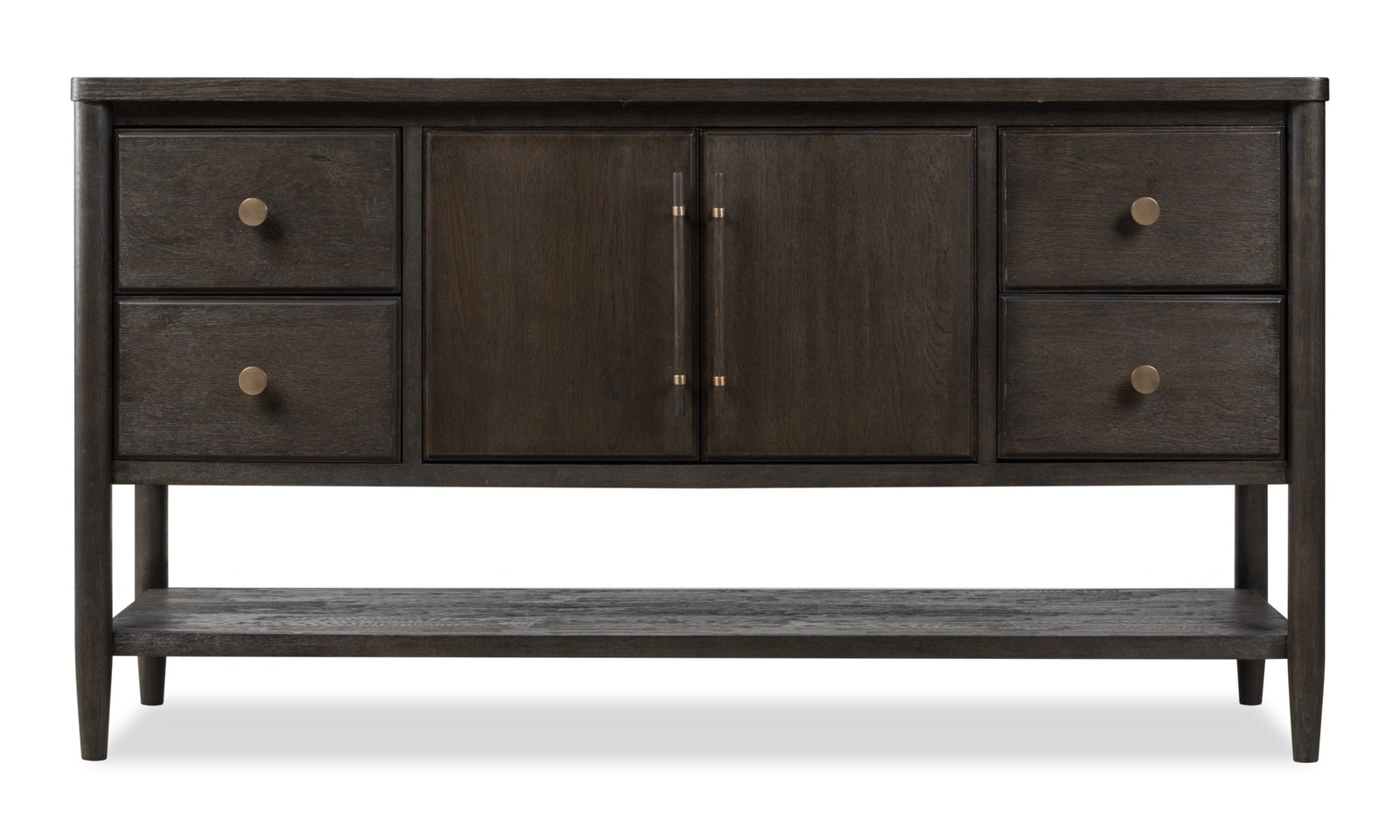 Rockport Four Drawer Two Door Sideboard in Yin Sideboard modern furniture Contempo Furniture