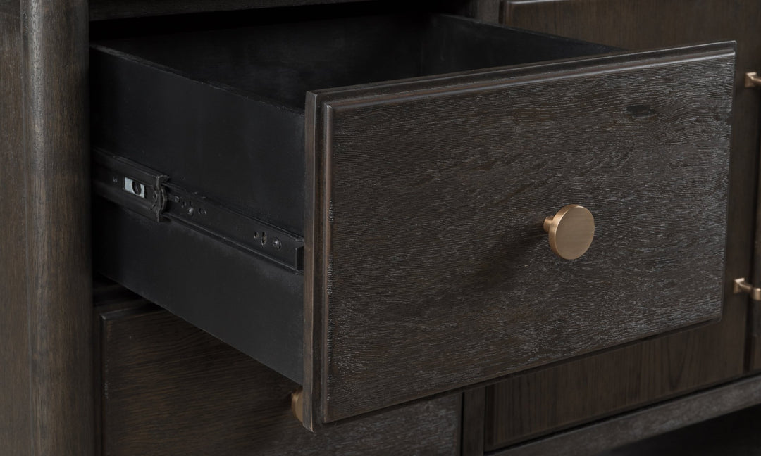 Rockport Four Drawer Two Door Sideboard in Yin Sideboard modern furniture Contempo Furniture