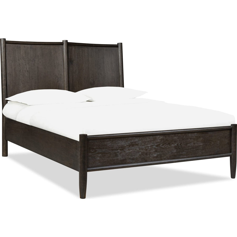 Rockport Oak Wood Platform Bed in Yin Queen Platform Bed modern furniture Contempo Furniture