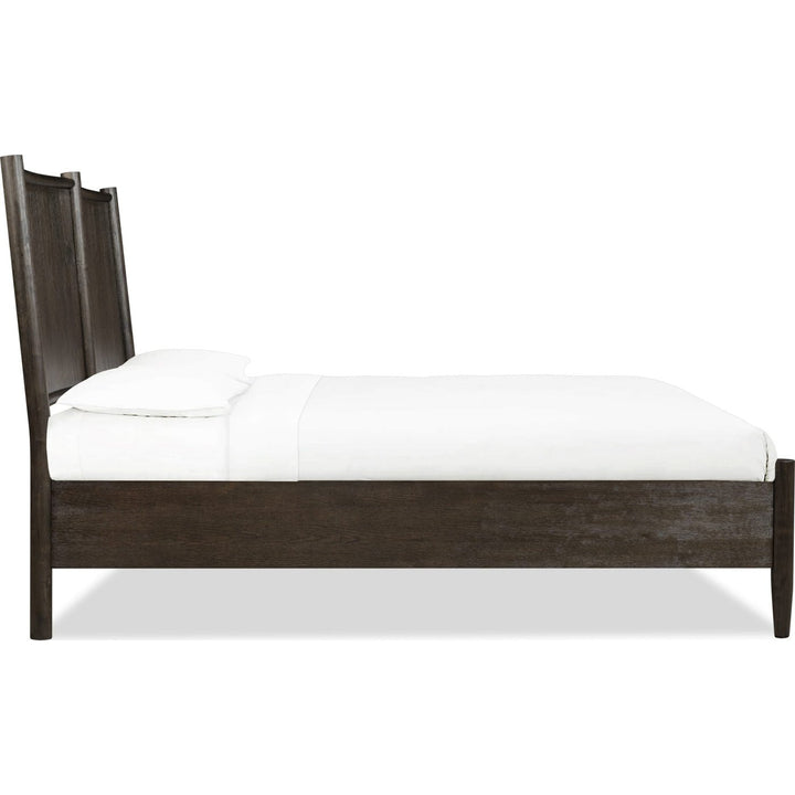 Rockport Oak Wood Platform Bed in Yin Queen Platform Bed modern furniture Contempo Furniture