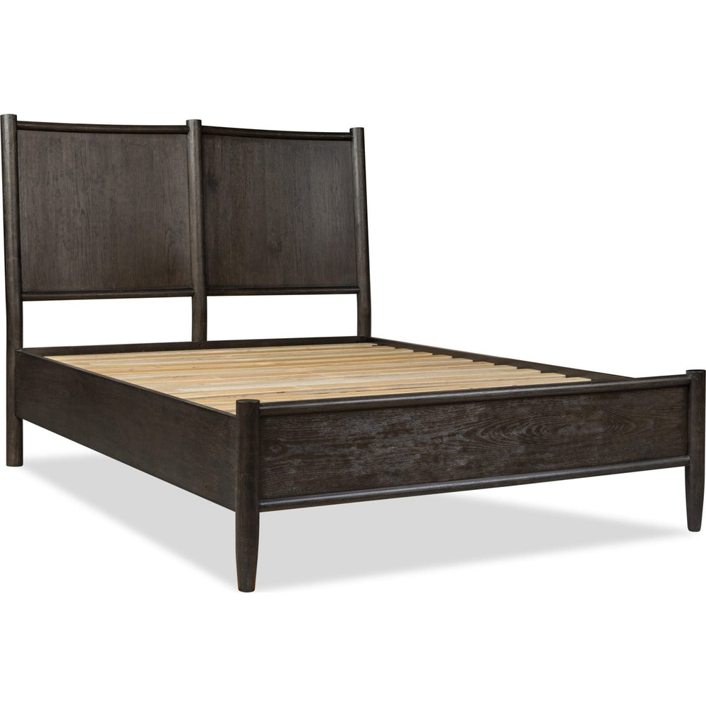 Rockport Oak Wood Platform Bed in Yin Queen Platform Bed modern furniture Contempo Furniture