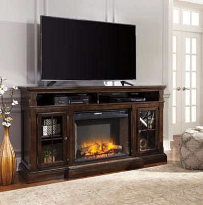 Roddinton 72" TV Stand - Dark Brown TV Stand modern furniture Contempo Furniture