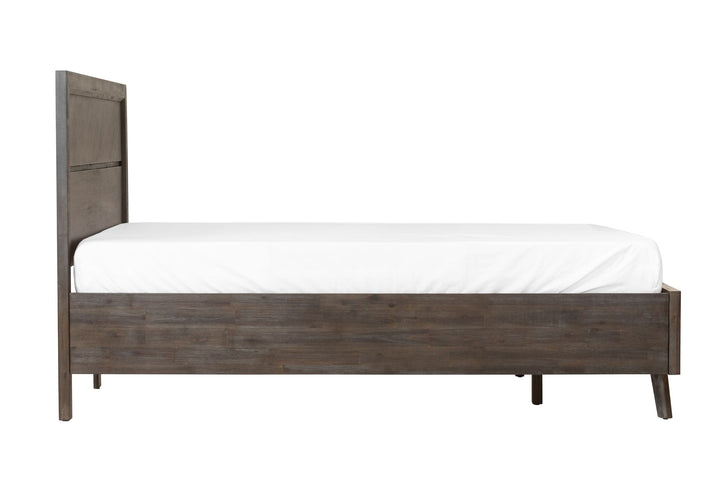 Roger - Mid-century Acacia Bed - View 2