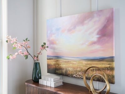 Rogerland Wall Art - White Canvas Art modern furniture Contempo Furniture
