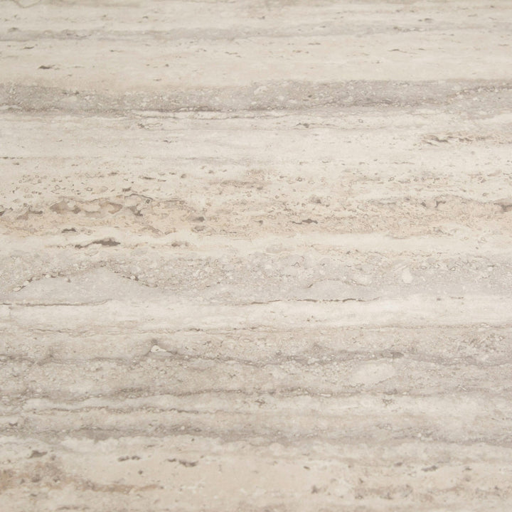 Roma - Modern Faux Travertine + Gold File Cabinet