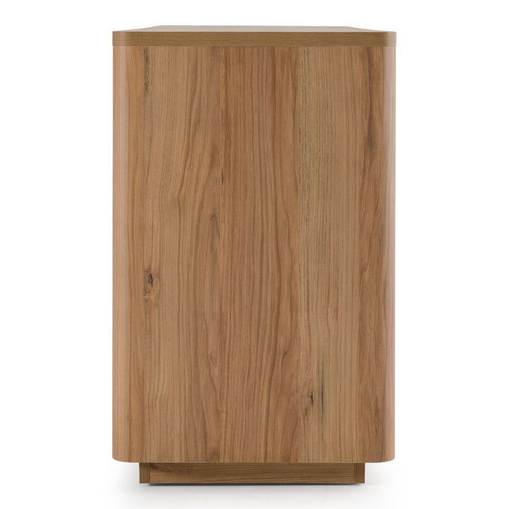 Roma - Modern Oak + Gold Dresser