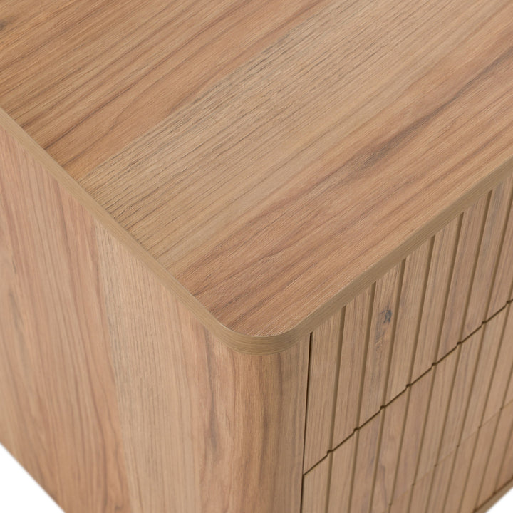 Roma - Modern Oak + Gold Dresser