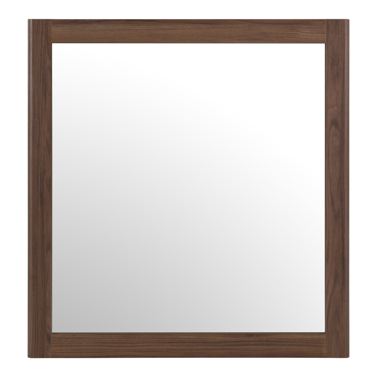 Roma - Modern Walnut Mirror