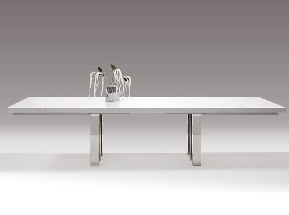 94" - 134" Roma Dining Table with Stainless Steel Base - alternate view 5