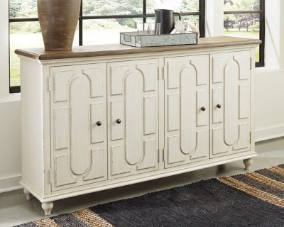 Roranville Accent Cabinet - White Accent Cabinet modern furniture Contempo Furniture