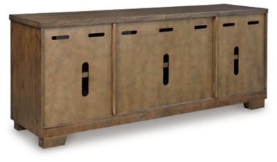 Rosswain 80" TV Stand - Dark Brown TV Stand modern furniture Contempo Furniture