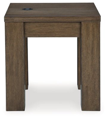 Rosswain End Table - Dark Brown End Table modern furniture Contempo Furniture