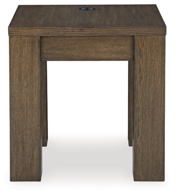Rosswain End Table - Dark Brown End Table modern furniture Contempo Furniture