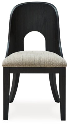 Rowanbeck Dining Chair - Black Chair Set modern furniture Contempo Furniture
