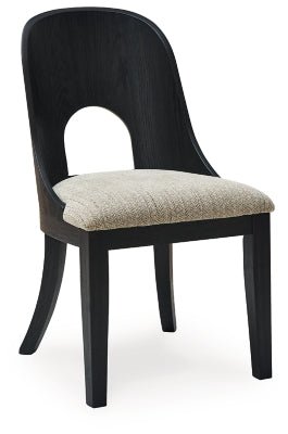 Rowanbeck Dining Chair - Black Chair Set modern furniture Contempo Furniture