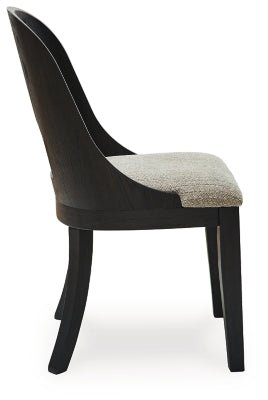 Rowanbeck Dining Chair - Black Chair Set modern furniture Contempo Furniture