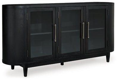 Rowanbeck Dining Server - Black Server modern furniture Contempo Furniture