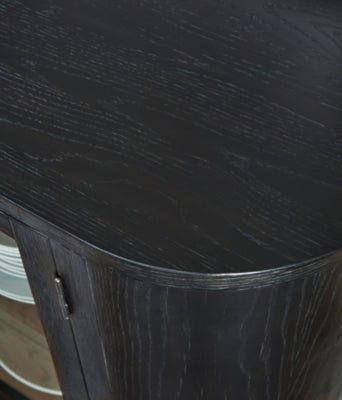Rowanbeck Dining Server - Black Server modern furniture Contempo Furniture
