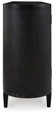Rowanbeck Dining Server - Black Server modern furniture Contempo Furniture