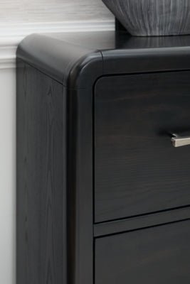 Rowanbeck Dresser - Black Dresser modern furniture Contempo Furniture