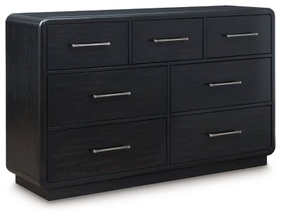 Rowanbeck Dresser - Black Dresser modern furniture Contempo Furniture