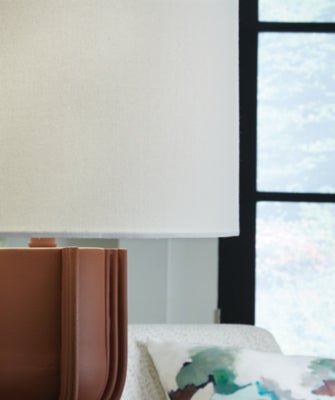Rowandale Table Lamp - Red Table Lamp modern furniture Contempo Furniture