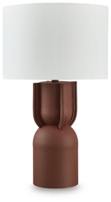 Rowandale Table Lamp - Red Table Lamp modern furniture Contempo Furniture