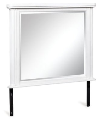 Rowlenstown Bedroom Mirror - White Mirror modern furniture Contempo Furniture