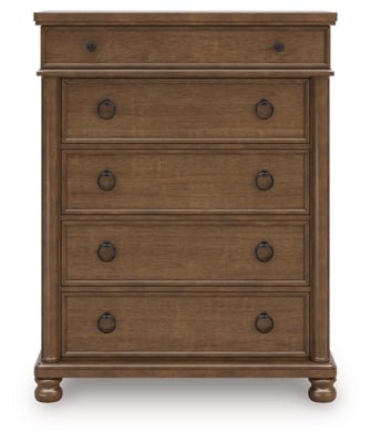 Rowlenstown Chest of Drawers - Light Brown Accent Chest modern furniture Contempo Furniture