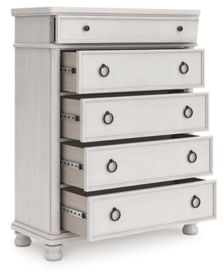 Rowlenstown Chest of Drawers - White Accent Chest modern furniture Contempo Furniture