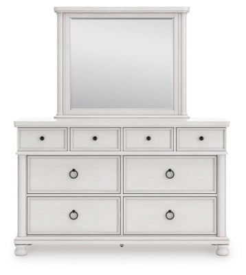 Rowlenstown Dresser and Mirror - White Dresser &amp; Mirror modern furniture Contempo Furniture