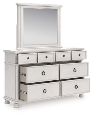 Rowlenstown Dresser and Mirror - White Dresser &amp; Mirror modern furniture Contempo Furniture