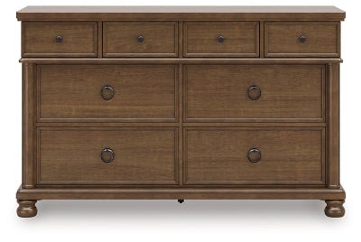 Rowlenstown Dresser - Light Brown Dresser modern furniture Contempo Furniture