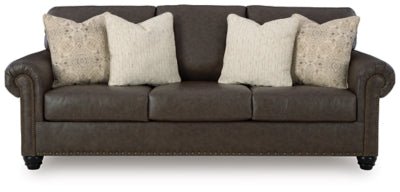 Roxmere Sofa - Dark Brown Stationary Sofa modern furniture Contempo Furniture