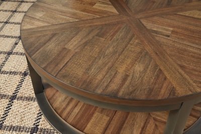 Roybeck Table (Set of 3) - Dark Brown Table Set modern furniture Contempo Furniture