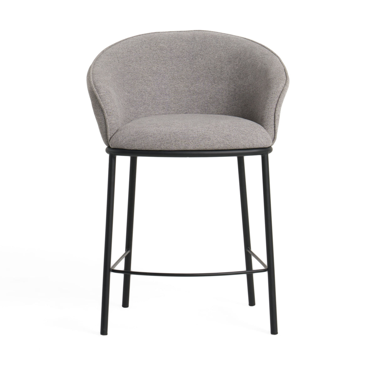 Rumi - Modern Grey Counter Stool