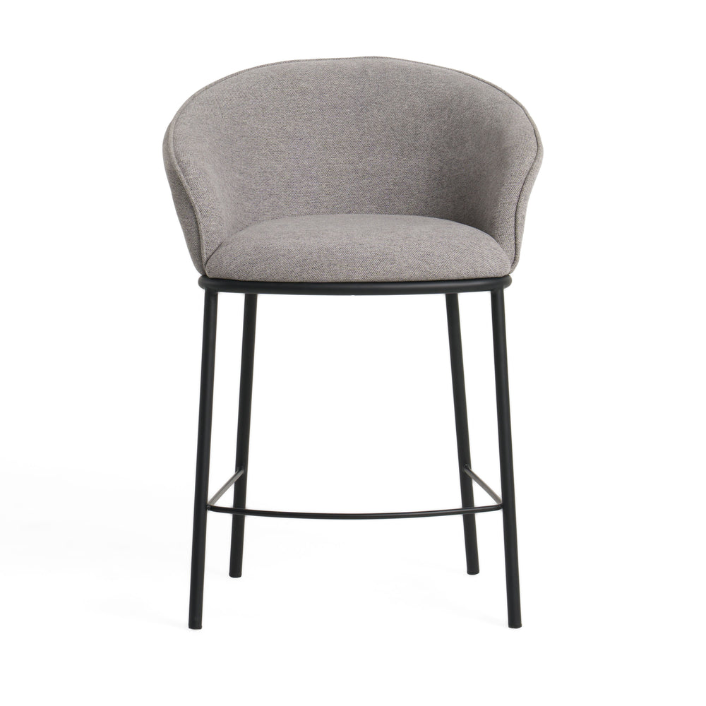 Rumi - Modern Grey Counter Stool