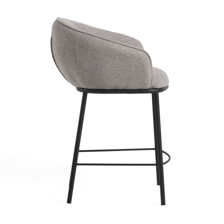 Rumi - Modern Grey Counter Stool
